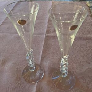 Millennium Crystal D'Arques Champagne Flutes